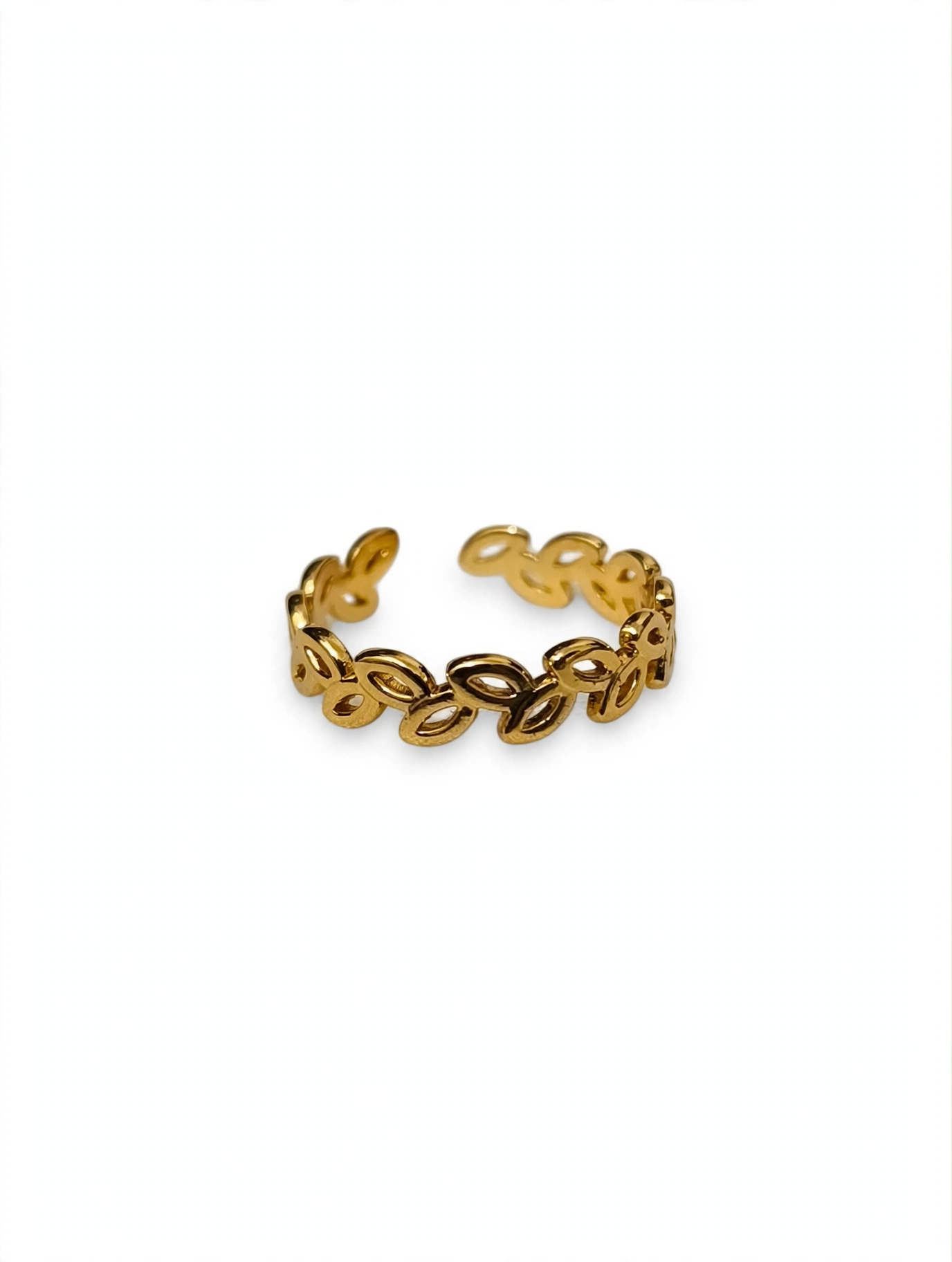 Leaf Pattern Ring - image 3